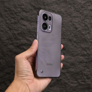 สำหรับ OPPO Reno13เคส Reno 13 13F F Pro 5G ไม่มีสีเหลืองแบบบางโปร่งใสแข็งเคสครอบโทรศัพท์