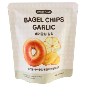 Honey Butter Garlic Flavor Bagel Crisps Biscuits Alkaline Bread Biscuits Snacks Import from Korea 60g Bagel Slices Pastry
