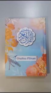 Al Quran A5 Custom Nama Quotes Foto Hafalan Blok Warna Terjemah Perkata Transi Latin Tajwid - [Myfoodofficial]