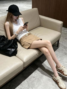 NIUVIES | White Sleeveless Dress for Summer Half Dress Combo