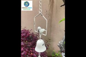 【Ready Stock/现货】Bird Antique Wind Chime Hanging Ornament 小鸟仿古风铃挂饰 花园装饰户外铁艺悬挂
