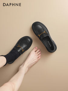 Daphne | Slip-on Loafers Black Womens Shoes