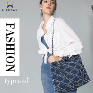 LIKEBAG ของผู้หญิง กระเป๋าชุดแฟชั่น นอนส์เนื้อเช่าด์นู้แนวโน้ม ซึ่งไม่เน้นใจกระเป๋าทำงานเดินทางความจุข กระเป๋าหิ้ว ราคาที่เหมาะสม