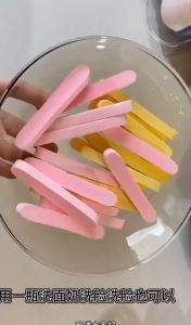 Set 12 Bông nở rửa mặt bọt biển Chivey Nhật Bản