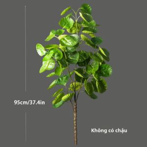 Kmitang | Cây Khuynh Diệp Nhân Tạo Lớn 45-95cm Lá Schefflera Giả Cành Cây Tiền Nhựa Màu Xanh Dùng Trang Trí Nhà Cửa Văn Phòng