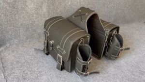 Cặp Túi Da Treo Hông Xe Motor Xe Máy Cao Cấp Có Khoá 31cm