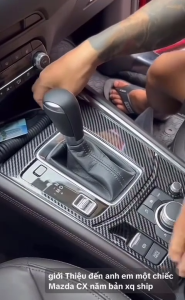 Ốp Nội Thất Mazda CX5 2023 2024 2025 ( Bộ 6 Chi Tiết ) - Ốp Chống Xước Hộp Số Mazda CX5