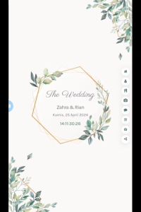Undangan online website undangan digital undangan website beautiful floral