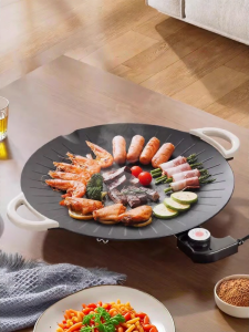 MENGCHUANG | Titanium Upgrade Smokeless Non-Stick Electric Grill