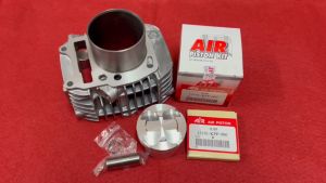 เสื้อสูบ wave ลูก Air ปาดหลบ 4วาล์ว ขนาด 66 สลัก 15 มิล ปลอกนอก 71 มิล ปลอกยาว 43 มิล สำหรับ W125 S-R-X-i บังลม/Draem125 ใส่ได้ คาบูและหัวฉีด