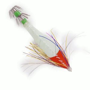 1pcs Fishing Lures Hooks Luminous Squid Jig Hard Lure Luminous Fishing Tackle Artificial Lure