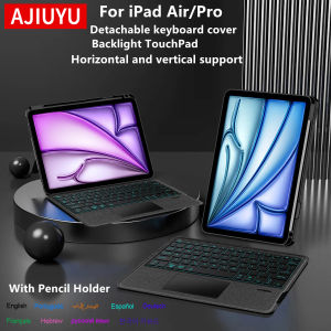 Detachable Magic Keyboard Case for iPad Pro 11 12.9Keyboard Cover For iPad Air 11 13 M2/M3Air 5 4 6 iPad 10.2 7/8/9th 10th Gen