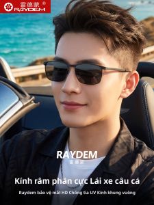 Raydem | Square Polarized UV Protection Driving Sunglasses