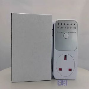 Timer Outlet Countdown Socket Plug Outlet Safety Outlet Auto Shut off Timer,Timer Plug Socket UK Plug Intelligent Timer Switch