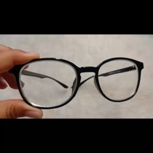 Kacamata Minus Rabun Jauh -0.50 sampai -4.00 Untuk Pria Wanita Frame Kotak Warna Hitam Model Masa Kini Kekinian TERBARU BISA COD