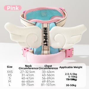 hipidog | Escape Proof Angel Wings Design Dog Chest Harness Lead