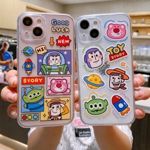 เคสโทรศัพท์ซิลิโคนใสลายการ์ตูนบัส ยูนิเวอร์แซล ทนทานต่อการตกหล่น เข้ากันได้กับ iPhone 13 pro Max 15 ซีรีส์ 14 plus