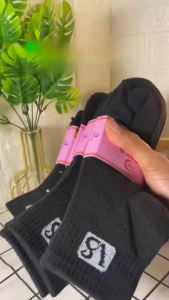 ถุงเท้าทำงาน สีดำล้วน (1แพ็ค 12คู่) ข้อยาวคลุมตาตุ่ม ถุงเท้าผู้ชาย สีดำ ฟรีไซส์ ผ้านิ่ม ใส่สบาย