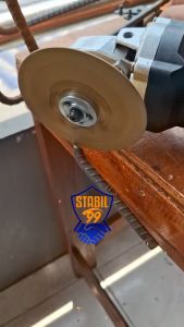 Penjepit Mini Klem Catok Table Vice + Mata Diamond Wheel Gerinda Potong Besi Almunium