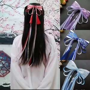 Ancient Hanfu bow ribbon fringe hairpin