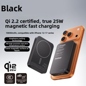 Momax | 25W Magnetic Wireless Charging Power Bank Ultra-Thin Metal