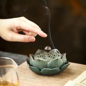 Home Decorative Creative Lotus Incense Burner