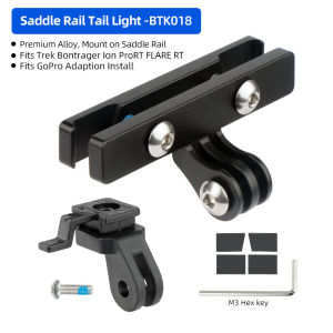 Bicycle Saddle Light Mount For Trek Bontrager Headlight Taillight Bracket Angle Adjustable Bike Seatpost Rail Rear Light Holder