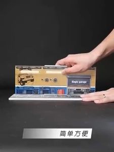 Diorama 1:64 Car Garage Model LED Lighting City Car Showroom Scene Display Model