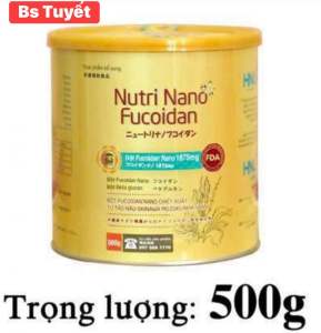 Nutri Nano Fucoidan- Thực dưỡng miễn dịch - Hũ 500g
