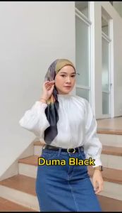 SKYSHOP HIJAB DUMA SERIES BY BANIESCOOP BAHAN VOAL ULTRAFINE HQ KERUDUNG SEGIEMPAT MURAH PAKAI BOX