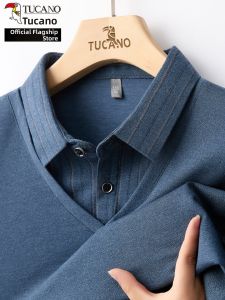 TUCANO | Spring Lightweight Long Sleeve Mock Layer Polo Shirt