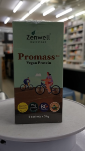 Zenwell Nutrition Promass Vegan Protein Signature Chocolate 34g x 6 sachets (Exp 09/2027)