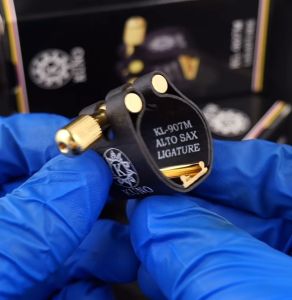 KUNO Saxophone Ligature Ideal for Metal Mouthpiece KL906S-909M Durable Affordable Mouthpiece Ligature Saxophone Accessory