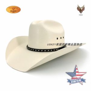 American Western Cowboy Hat 1949 Old Brand Bullhide Import Men and Women Huangshi Same Canvas Cowboy Hat