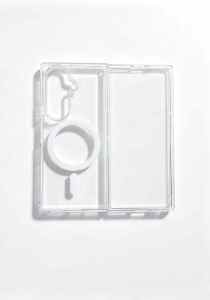 Transparent Magnetic Case for Samsung Galaxy Z Fold 7 8 Ultra Z Flip 6 5 4 Fold8 8Ultra for Magsafe Shockproof Clear Phone Cover