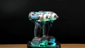 ไฟฟ้า Brushless Electric Impact Wrench 21V คู่ควาน 1/2 นิ้ว ประแจไฟฟ้าแบตเตอรี่ลิเธียม รุ่นบล็อกไฟฟ้า ประแจผลกระทบ บล็อกถอดล้อไฟฟ้า