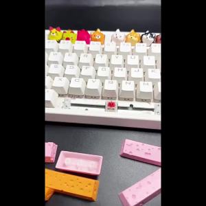 Handmade Food Shaped Cheese Keycap Cute Resin Cross Shaft Mechanical Keyboard Keycap For Mechanical Keyboard DIY Accessory