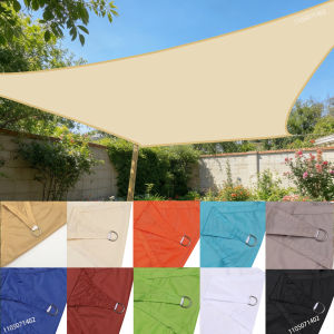 95% UV Block Waterproof Sun Shade Sail - High-Density Breathable Canopy for Patio Garden Pool Backyard Windproof with Stainless
