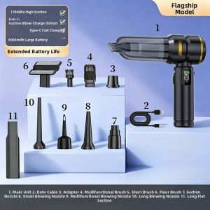 High Power Strong Suction Wireless Car Vacuum