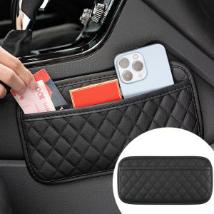 Multifunction PU Leather Car Organizers Pocket Bags Collecting Bag For Cards Phone Key Car Storage Bag
