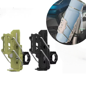 360° Adjustable Handlebar Cup Cage Universal Bike Motorcycle Water Bottle Holder For MTB Road Cycling ADV Motorbikes