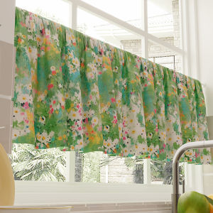 YINSHANG | Oil Painting Style Half Curtain Shade Installation-Free