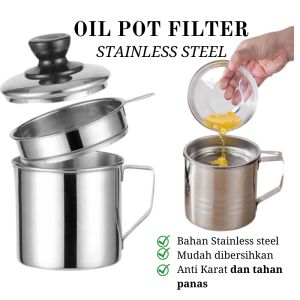 IMB.A306 - Oil Pot Stainless / Saringan Minyak