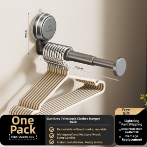 MOSHANG | Adjustable No-Drill Clothes Rack