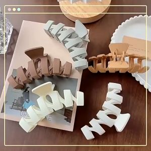 Jepit Rambut Jedai Rambut Warna Matte Doff Jepitan Rambut Salon Rambut Panjang Tebal Hair Claw Pin Rambut