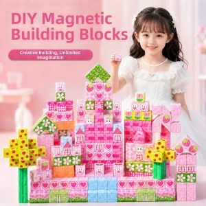 ALLofmini | Educational Magnetic Blocks Gift Set for Girls