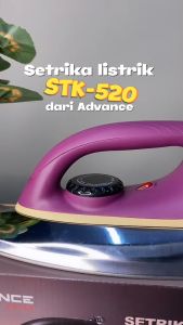 Setrika Listrik Advance STK-520 Dry Iron Anti Lengket STK-520 Hemat Listrik 350 watt setrika advance