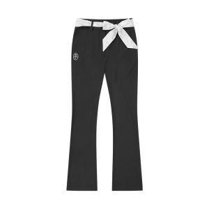 CASTELBAJAC GOLF | Golf Womens Trousers Breathable Lightweight Sashes Slit Flared 26 Size