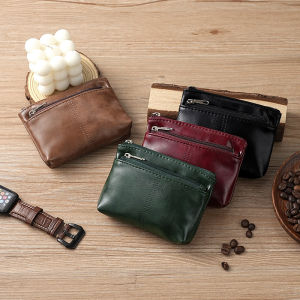 JIFANPAUL | Minimalist Cow Leather Coin & Card Pouch