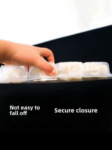 Thickened Freezer Durable Disposable Dumpling Boxes Takeaway Special Frozen Dumplings Storage Packaging Containers Rectangle Plastic
